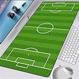 QiHon Mauspad Gaming Grüner Stellplatz Mauspad XXL 600x300x2mm Verlängertes Großes Schreibtischauflage mit Einer speziellen Oberfläche verbessert Geschwindigkeit und Präzision für PC Laptop