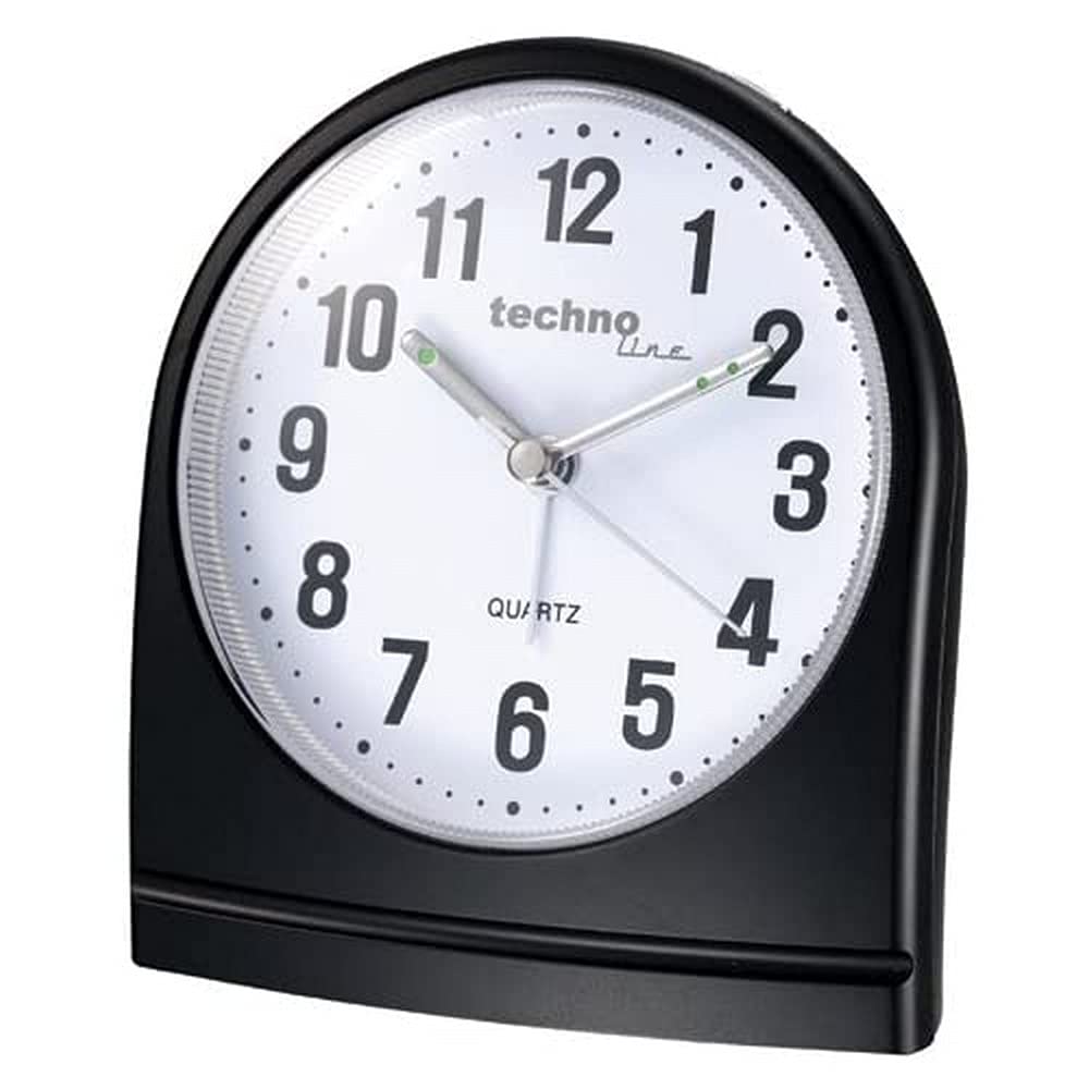 techno linetechno line Geneva "SL" Quartz Clock, Black