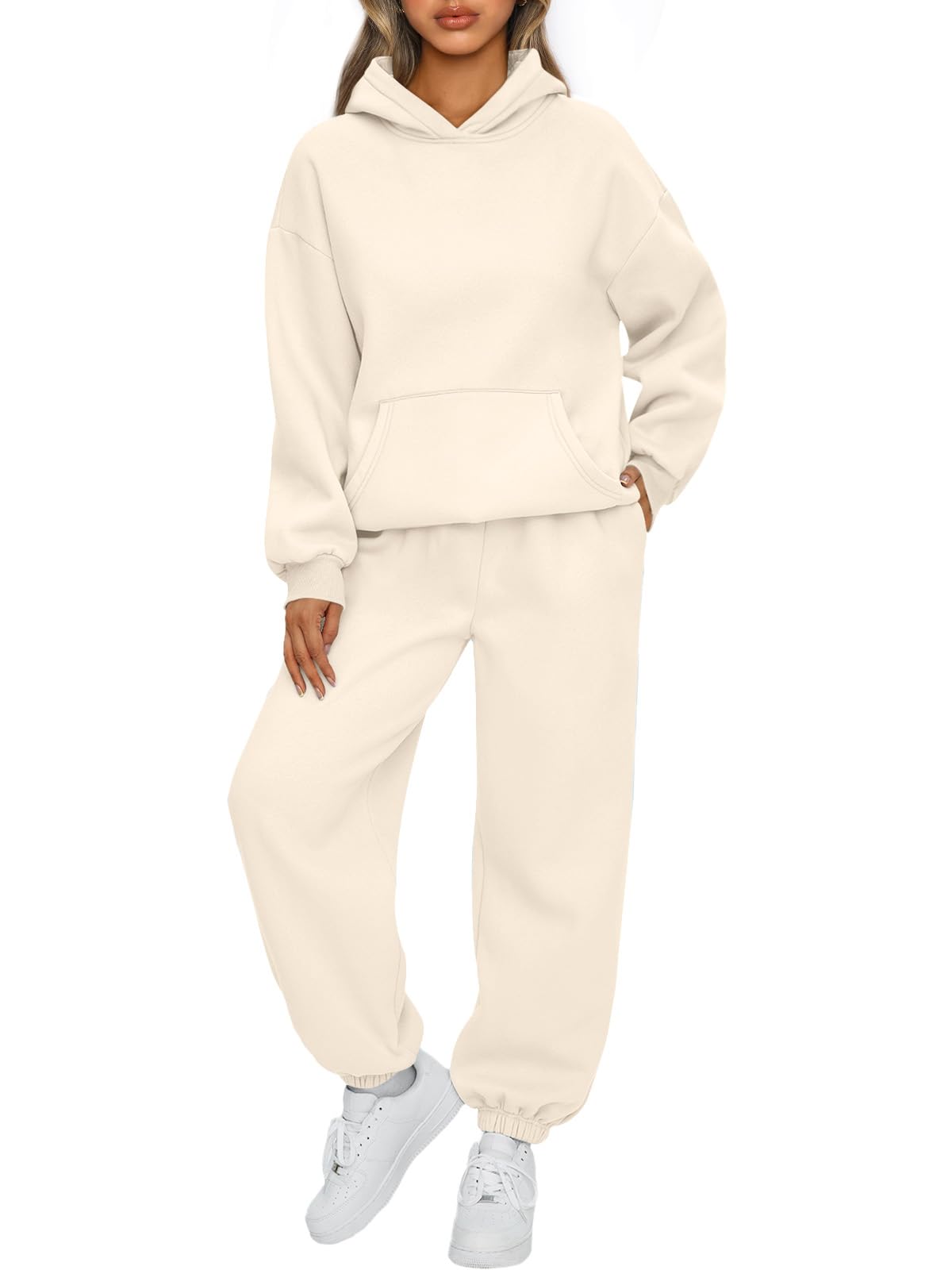 AUTOMET Womens 2 Piece Lounge Sweat Sets Fall Fashion Matching Sweatsuits