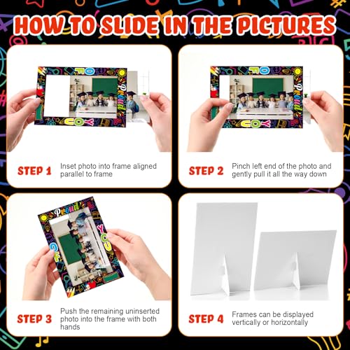 Image of AmazingSpark 50 Pack Kindergarten Graduation Picture Frames 2026 4 x 6 My First Preschool Graduation Picture Frame Gifts Cardboard Photo Display for Kids Boys Girls Students Son(Preschool)
