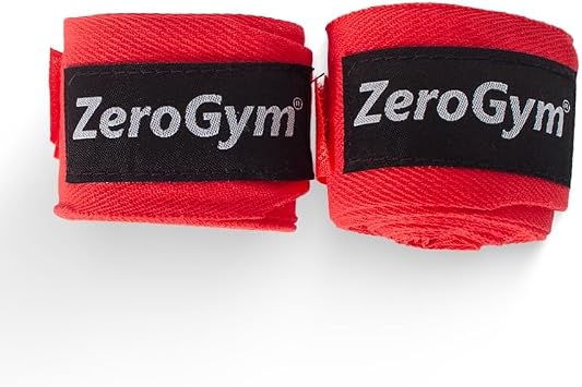 Zerogym Boxing Bandage, Muay Thai Kickbox Bandage, Double, 2m Red