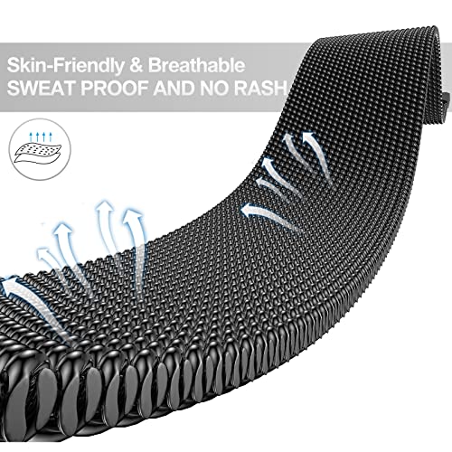 Epuly FKML Compatible With Apple Watch Band 44Mm 45Mm 46Mm(Series 10) 49Mm,Stainless Steel Mesh Loop Magnetic Clasp thumb #2