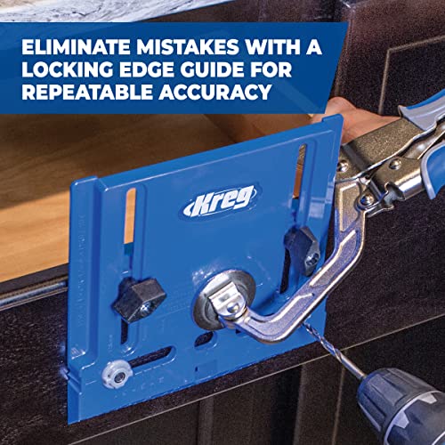 KREG Gabarito KHI-Pull Cabinet Hardware - para puxadores de porta de armário - Guia de perfuração pa