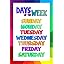 Days of the Week | 11645