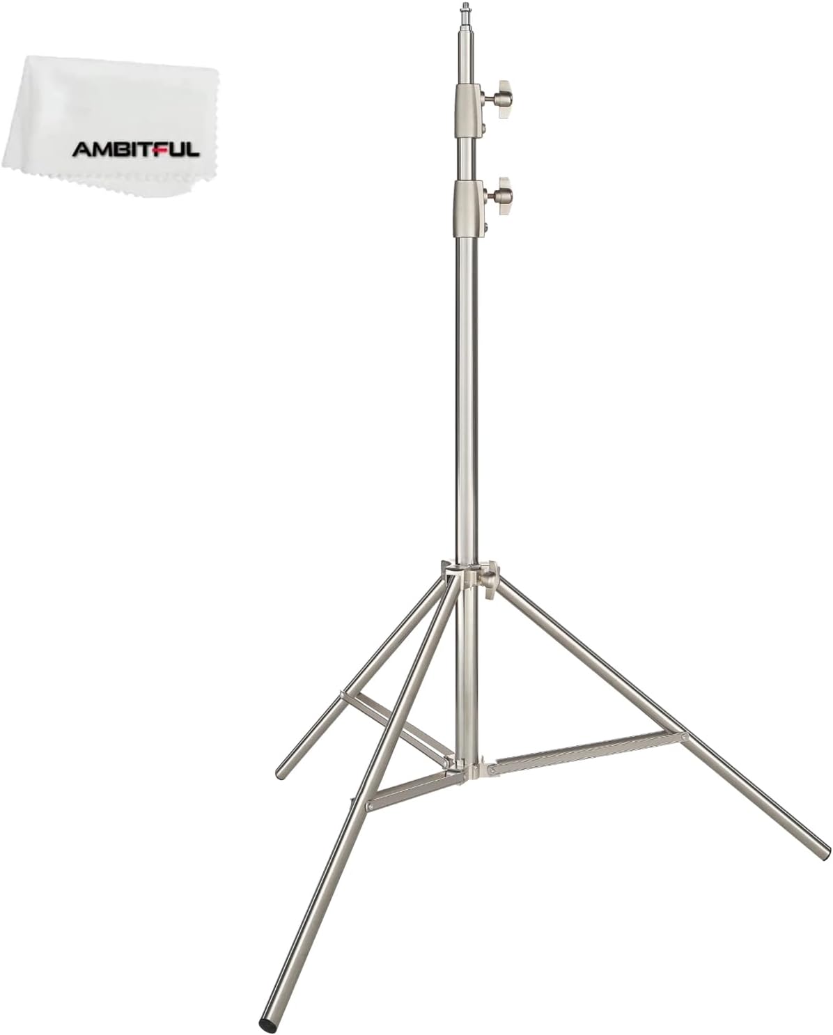 Soporte de luz de acero inoxidable para estudio 200cm miniatura 1