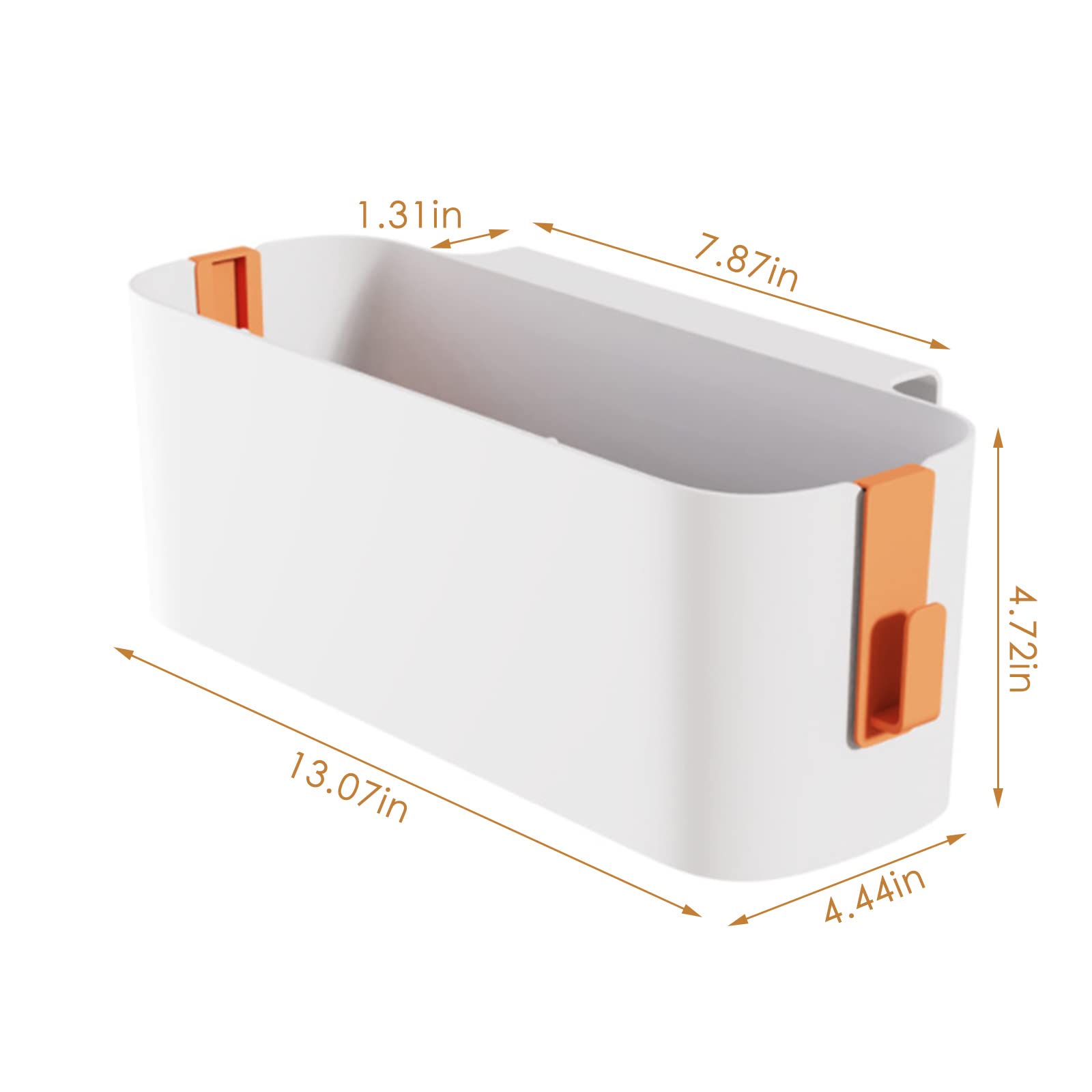 Amfrpar Bett-Organizer Zum Einhängen – 33x12x11 Cm, Hängekorb Mit Haken – Für Handy, Zeitschriften, Fernbedienung – Platzsparend, Vielseitig, Für Bett, Kinderbett, Wohnmobil