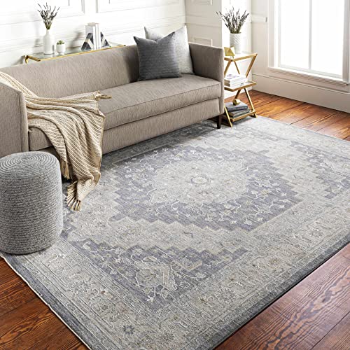 Brugs Livabliss AVT2300 Avant Garde Traditional 9' x 12'2' Area Rug - Light Gray, Gray, Medium Gray