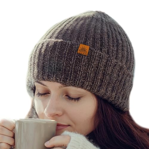 Bonnet en laine d'alpaga doux pour protéger les cuirs chevelus sensibles du froid