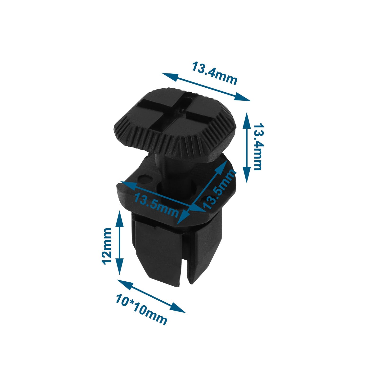 10 x plastic klinknagel sluiting clips voor trim panelen, bumper, fascias, voering - (Aord/Civic/NSX/FR-V / S2000 / Stream) - 91545-SE0-003 / 91545SE0003 - GRATIS EERSTE CLASS UK POSTAGE