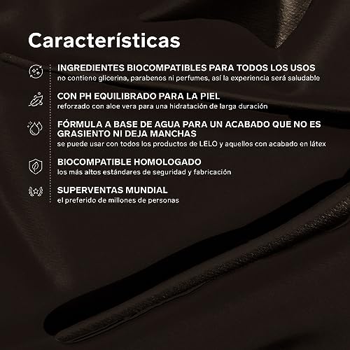 Miniatura 4 de Lelo Hidratante Personal, Crema Hidratante Corporal Intima Sin Glicerina Ni Parabenos Ideal Para El Sexo, Gel Lubricante Sexual Con Base De Agua, 75ml