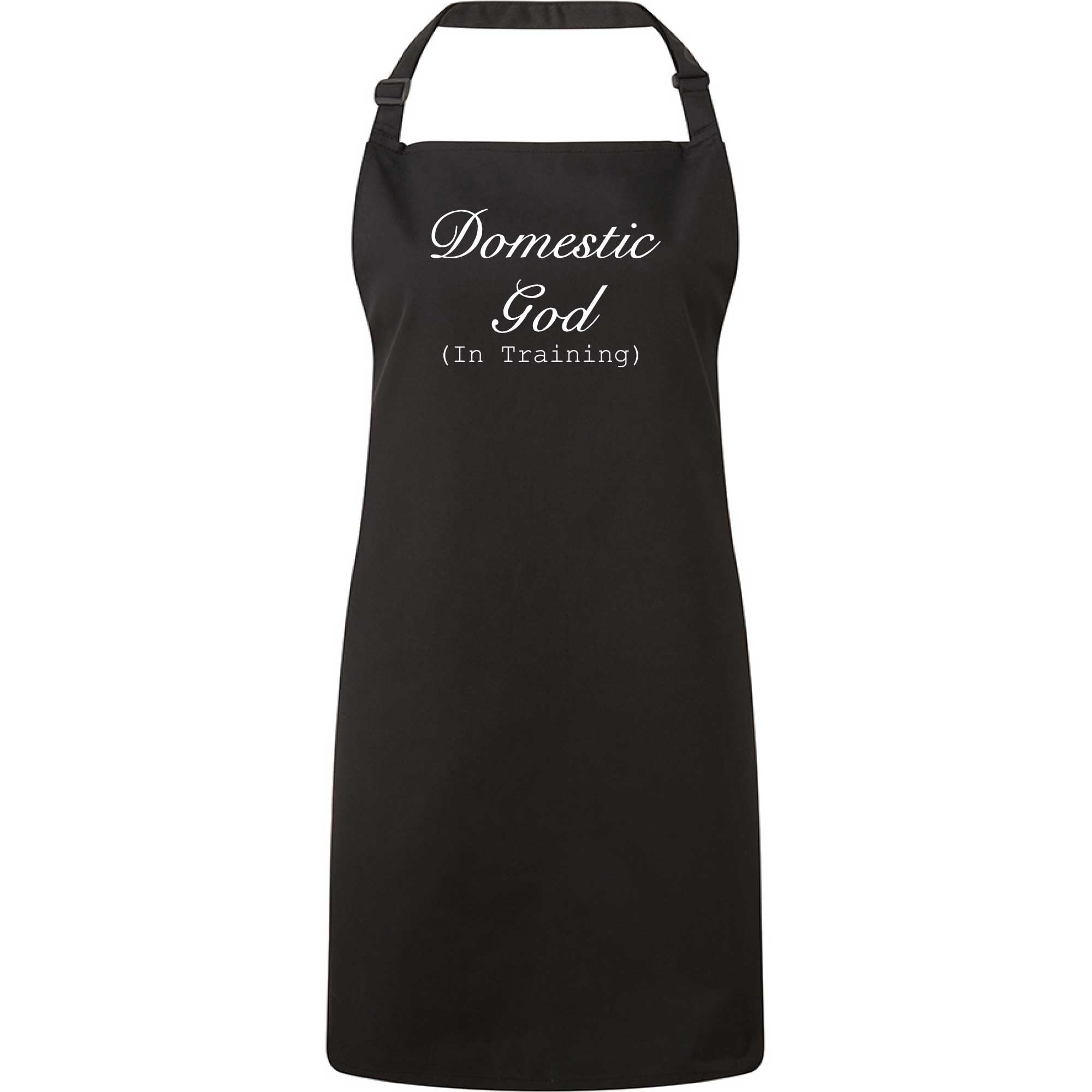 60 SECOND MAKEOVER Men's Black Apron