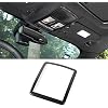 GZXinWei Carbon Fiber Sytle Front Reading Light Cover for Dodge Challenger 2010-2023 Trim Frame Interior Accessories