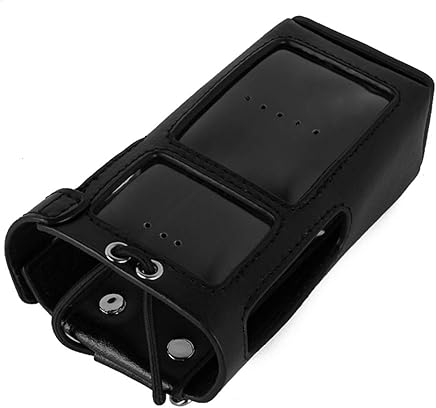 Bomcomi Dos v?as de Radio de Piel de reemplazo de la Manga Protectora para Hytera HYT PD780 PD780G walkie Talkie Funda Bolsa