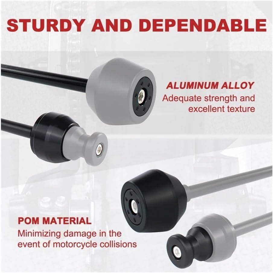 Sliders Axle for Yamaha Tenere 700 2021 2022 2023 2024 Tenere700 Motorcycle Front Rear Wheel Axle Fork Sliders Crash Protector Swingarm Spool