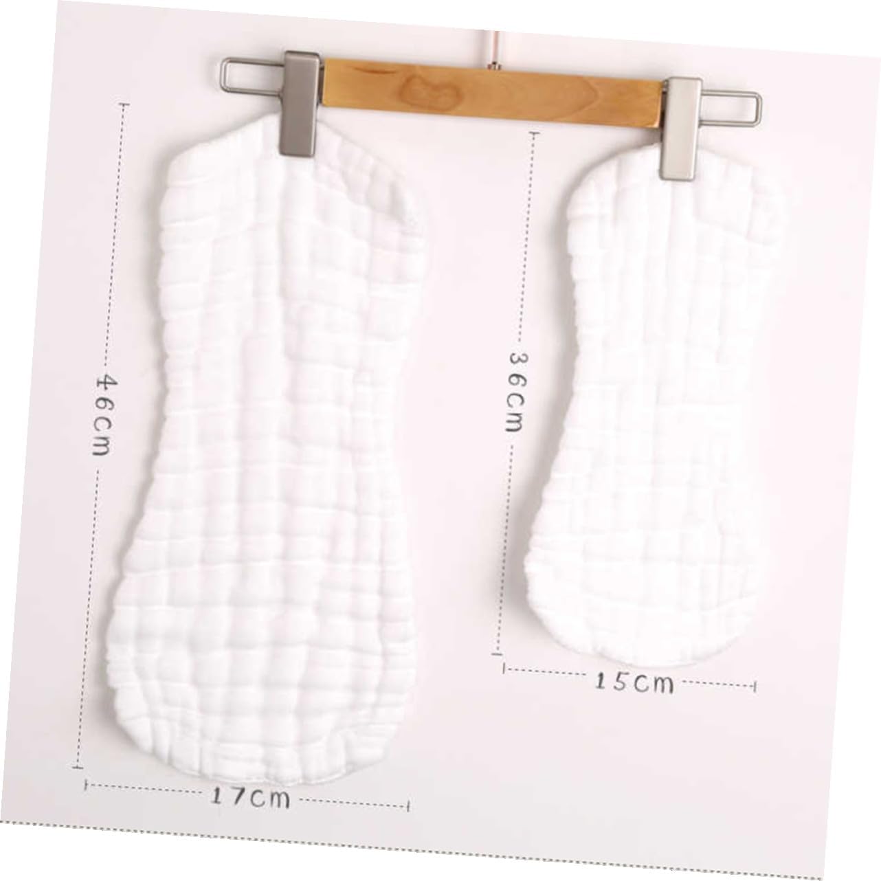 Toddmomy 5pcs Pure Cotton Muslin Nappies for Newborns Reusable Water Absorbent Diapers with Leak Design Breathable and Washable Care Cloth for Years