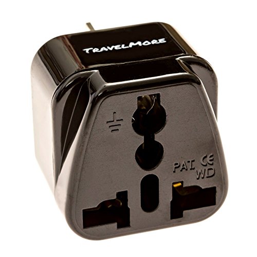 Australia Travel Adapter for Type I Plug - Works with Australian Electrical Outlets and New Zealand, China, Argentina, Fiji