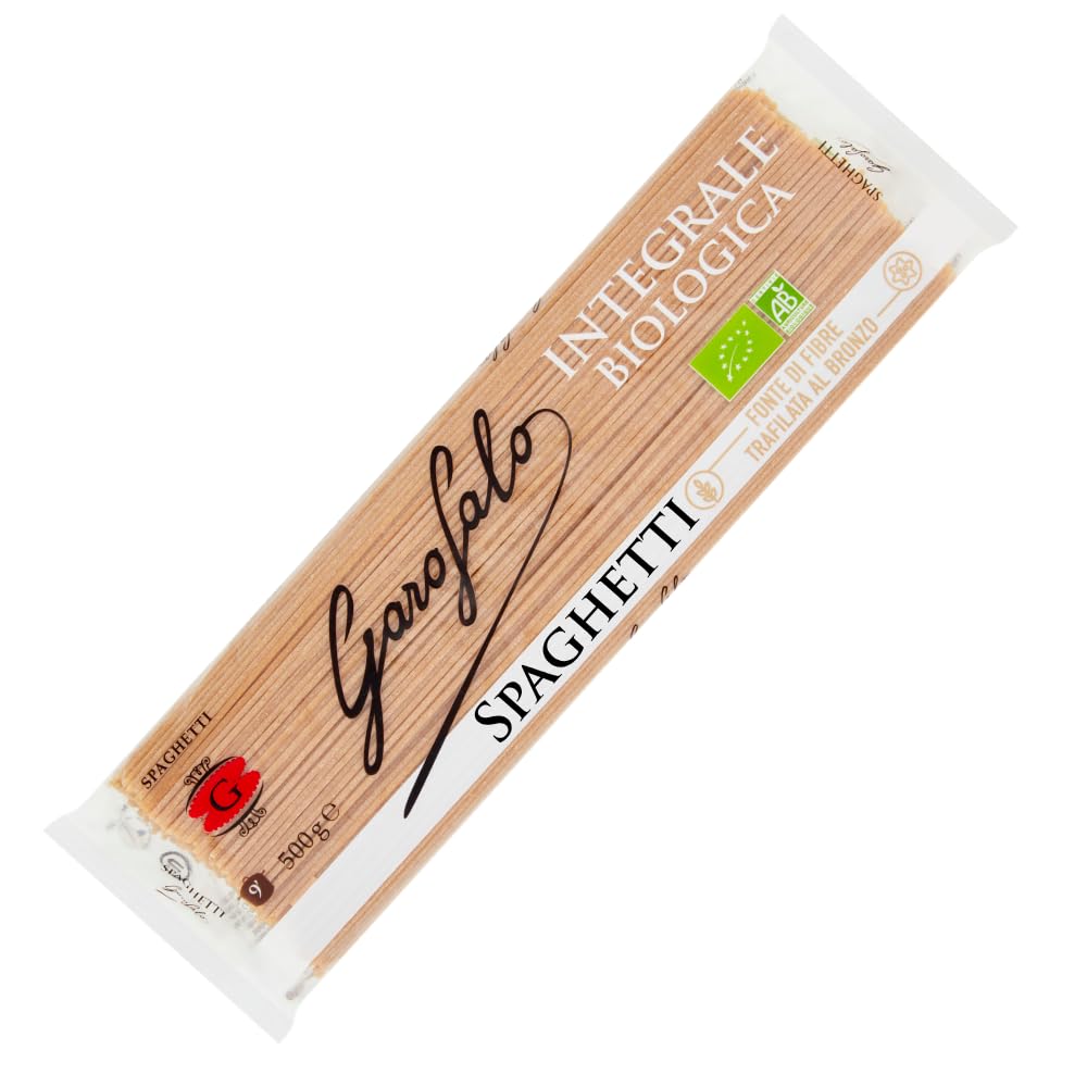 Garofalo Wholewheat Organic Spaghetti Italian Pasta, 500g (Pack of 1)