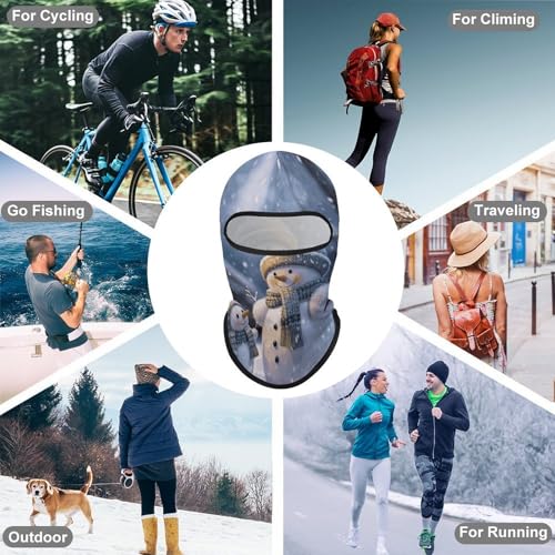 Balaclava Ski Mask Balaclava Mascarilla Facial Cubreboca Completo Protección Solar Capucha Invierno Snowman Verano Refrigerante Gargantilla para Ciclismo Balaclavas Protector UV para Hombres y Mujeres miniatura 6