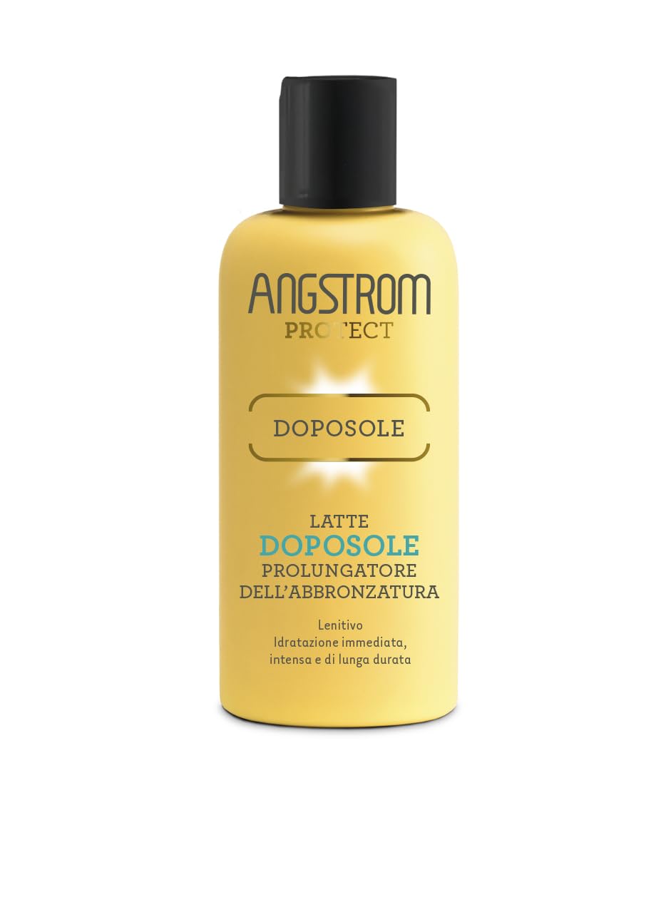 Angstrom Protect Latte Doposole, Azione Lenitiva e Prolungatore dell'Abbronzatura, 200 ml