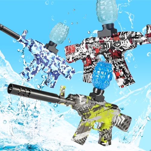 PNJB Gel Ball Blaster Toys Gun, Water Beads Blaster Surge PlayToy Guns, Splatter Gel Ball Blasters, Shooting Team Game, Gel Blaster Toy Gifts for Adults, Teens - Image 5