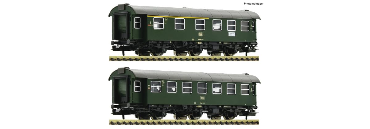 Fleischmann 809911 N Lot de 2 Chariots de Conversion wagon train DB