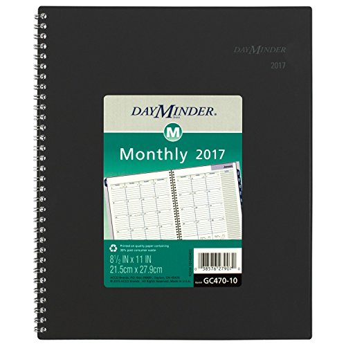 Dayminder Monthly Planner 2017, 8-1/2 X 11", Traditional, Color Selected For You May Vary (Gc470-10) #TOP1