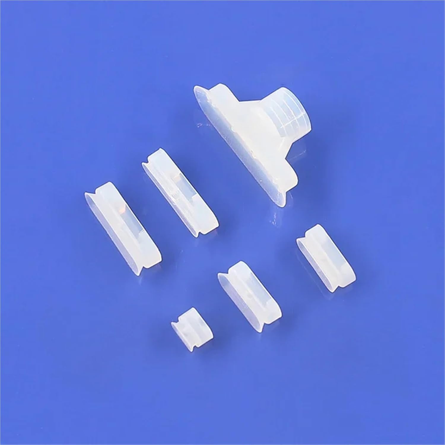 Pneumatic Suction Cup Long Vacuum Sucker Oval W5L10 Machine Manipulator Accessories 10Pcs(W4L12,White)