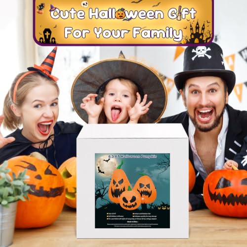 6.5ft Halloween Inflatable Pumpkins Family Set with LED Lights - image 7