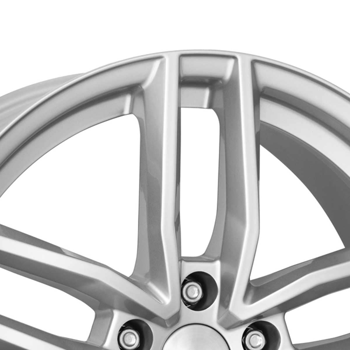 4x Dezent Felgen TR silver 6.5Jx16 ET40 5x100 kompatibel mit Volkswagen Beetle Bora Fox Golf Polo Vento Polo Taigo T-Cross