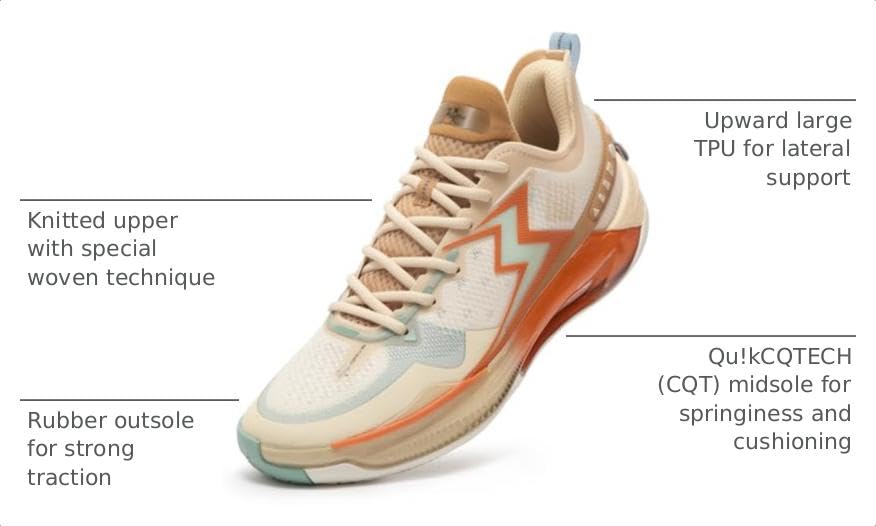 Image of 361 Big3 5.0 Quick PRO Basketball Shoes for Men Breathable Outdoor Sneakers Cushioning,Anti Slip Practice Student Sports Shoes for Teens and Adults,Caldwell Pope Zapatillas de baloncesto Hombre
