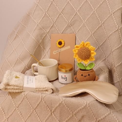 Women's Birthday Self-Care Gift Basket, Sunflower-Themed Sunshine Gift Sunshine Care Gift Set,Christmas Birthday Gift, Dedicated to Women, Mothers, Best Friends, Wives - Image 5