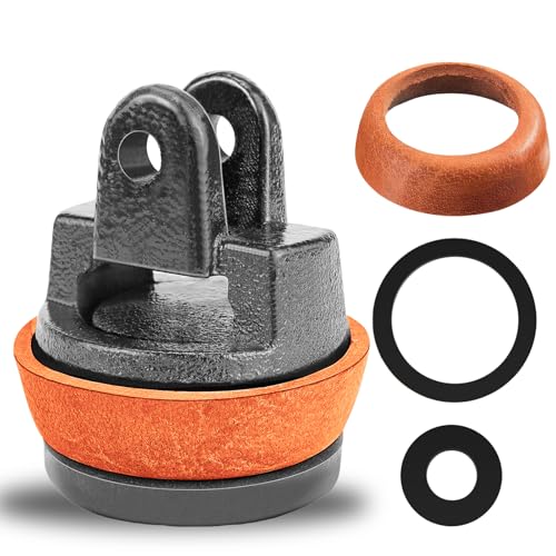 Ersatzkolben für Schwengelpumpen Typ 75 Kolben mit Dichtungsring set für Wasserpumpen und Handpumpen Typ 75 (B)