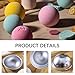 12 Pcs 5.3Cm/ 2.1 Inch Diameter DIY Bath Bomb Mold Kit Bath Bomb Press for Crafts Making
