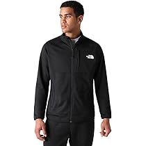 The North Face Canyonlands Full-Zip Fleece Jacket da Uomo – Giacca in Felpa per Escursioni e Attività all’Aperto – Pile di Peso Medio con Tasche con Zip di Sicurezza – TNF Black, S