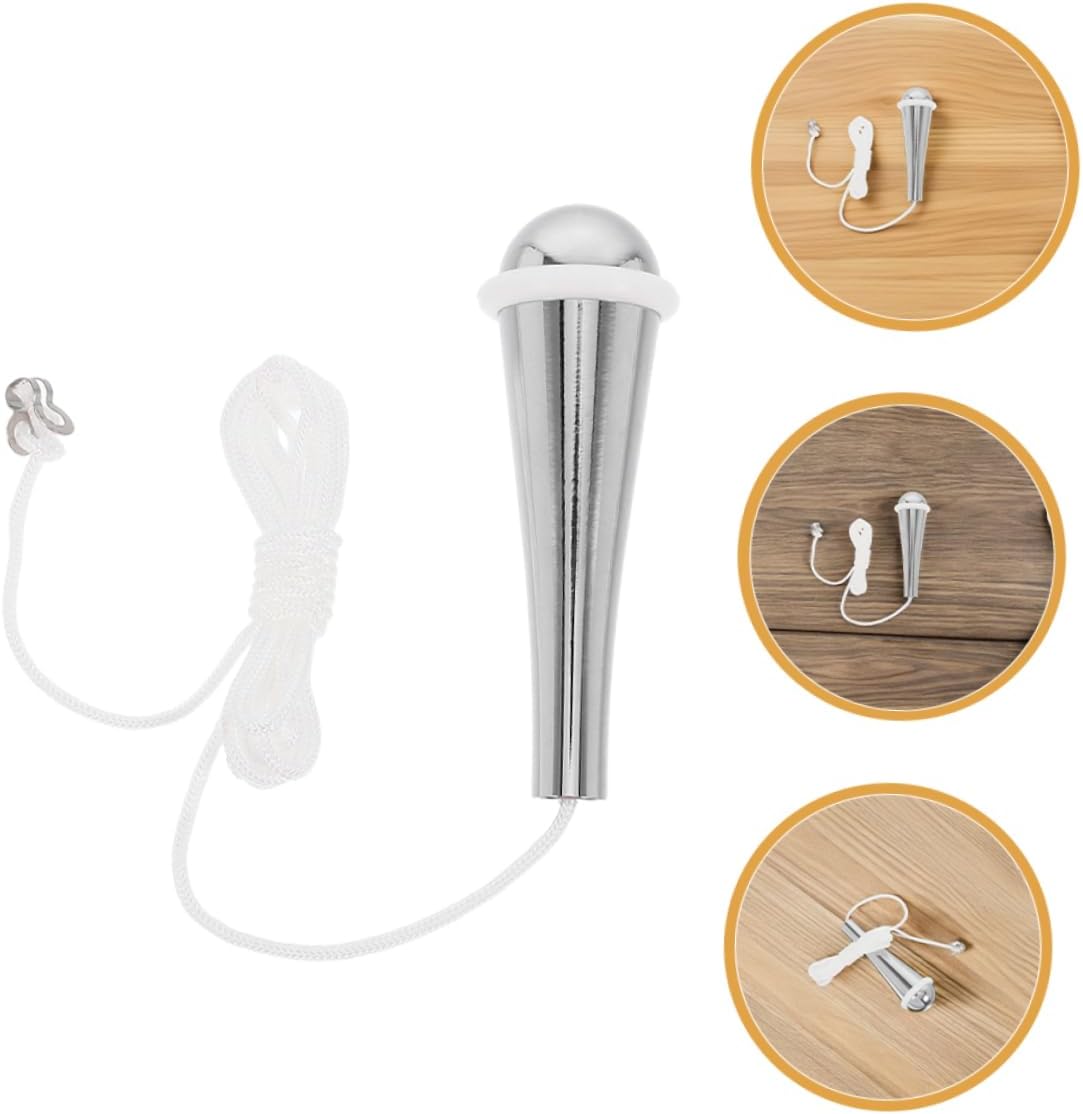 Angoily 2pcs Ceiling Fan Pull Chain Extender Stylish Light Pull Cord String with Microphone Pendant Versatile Decor for Bathrooms Bedrooms and Living Rooms