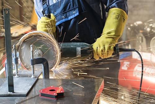 ActivArmr Ansell 43-216 Schnittschutz Arbeitshandschuhe, Hitzebeständige Handschuhe, Mechanikschutz, Spezialzweck-Handschuh Damen Herren, Industrie PSA, Gelb, Größe XL (6 Paar)