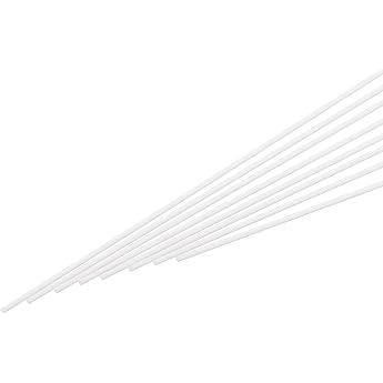 QUARKZMAN ABS Plastic Rod Round Rod 1mm x 250mm for DIY Model Material
