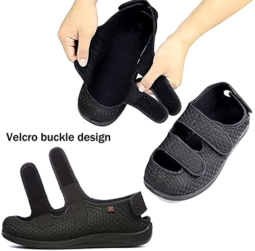 2022 sapatos novos, sandálias diabéticas para mulheres dedo do pé fechado extra largo ajuste sapatos