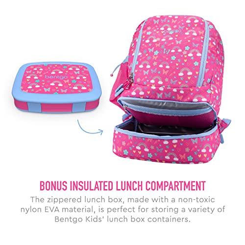 image for Bentgo 2-in-1 Backpack & Insulated Lunch Bag Set With Kids Prints Lunc