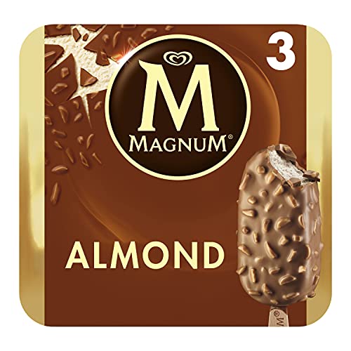 Magnum Helado Almendras, 3 x 110ml (Congelado)