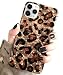 J.west Case for New iPhone 11 Pro Max Luxury Sparkle Bling Translucent Leopard Print Soft Silicone Phone Cover for Girls Women Slim Fashion Design Pattern Protective Case for iPhone 11 Pro Max 6.5inch