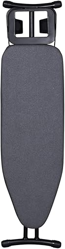 Duwee Tabla de planchar de 13 x 38 pulgadas con cubierta resistente al calor y almohadilla de fieltro gruesa, tabla de planchar grande plegable de