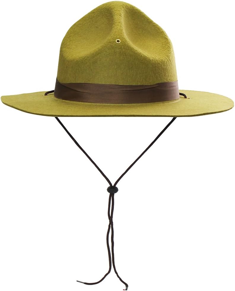 Ranger Hat - Brown Drill Sergeant Military Campaign Hat