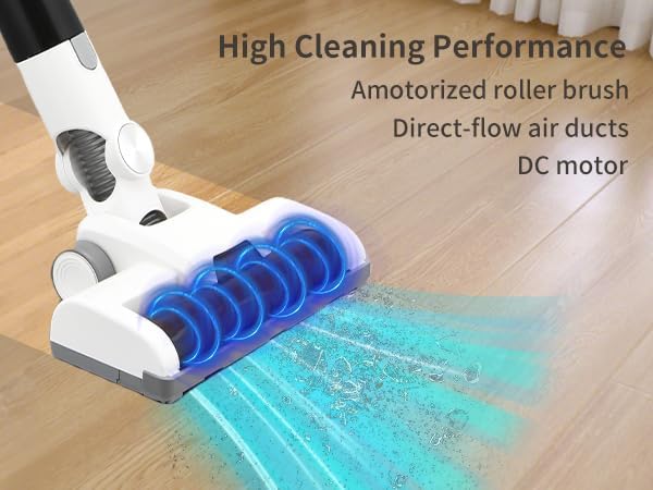 Miniatura 9 de Aspiradora inalámbrica, aspiradora de mano ligera recargable, aspiradora portátil para el hogar, pelo de mascotas, alfombras y limpieza del