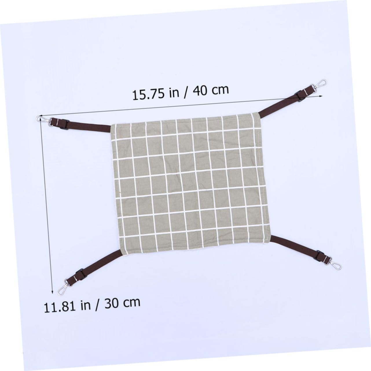 ABOOFAN Lot De 3 Hamacs Double Couche en Toile pour Chat Cage pour Animaux De Compagnie Perméable À Lair Chaud pour Petits Chiens Taille Aléatoire
