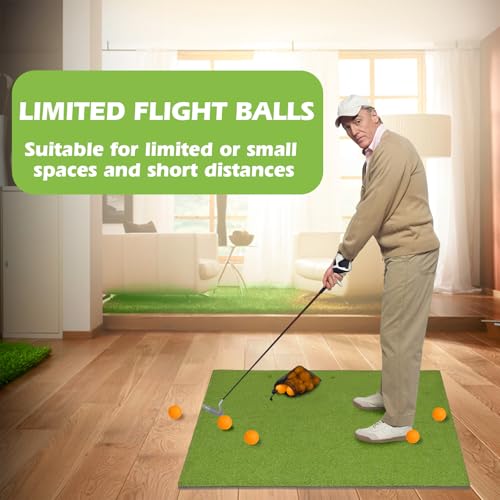 Foam Golf Practice Balls 20 Pack,Realistic Feel and Limited Flight Practice Golf Balls for Backyard,Soft Training Golf Balls for Indoor or Outdoor - Image 6