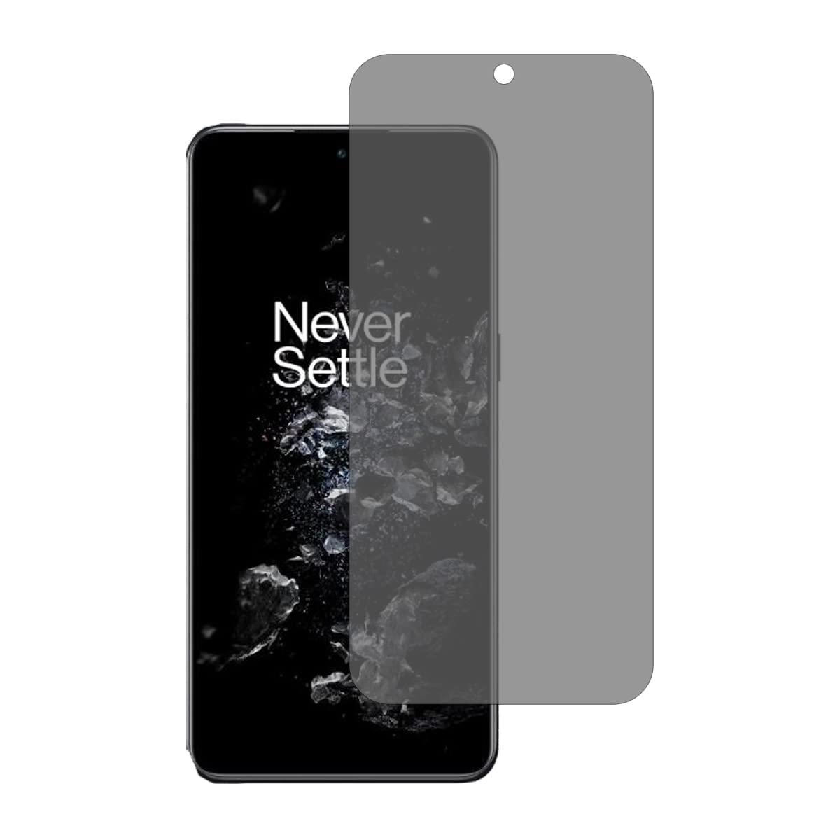 UPONEW for OnePlus 10T Privacy Screen Protector - [2 Pack] Front Bubble Free Privacy Anti Spy Screen Protector Anti-Scratch Protective Film for
