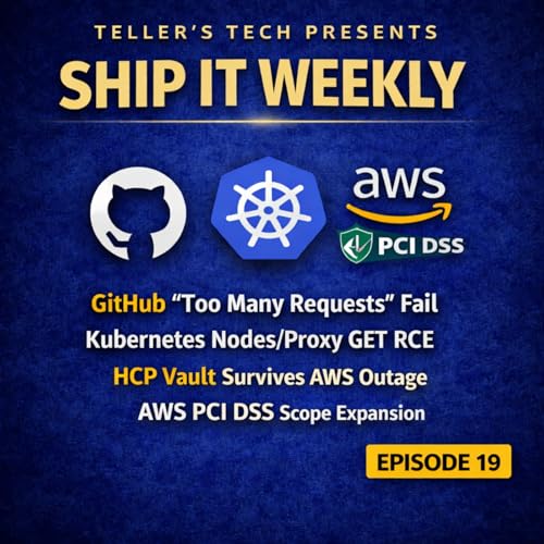 When guardrails break prod: GitHub &ldquo;Too Many Requests&rdquo; from legacy defenses, Kubernetes nodes/proxy GET RCE, HCP Vault resilience in an AWS regional outage, and PCI DSS scope creep