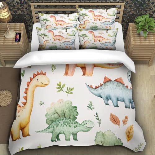 Parure de lit dinosaure en microfibre résistante et grand confort - 5
