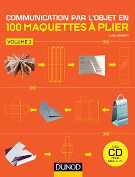 Paperback Communication par l'objet en 100 maquettes à plier - volume 2 [French] Book
